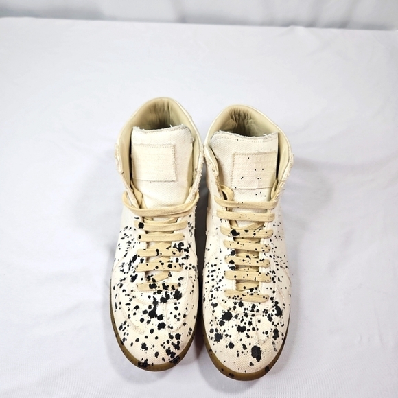 Maison Margiela High Top White Mens Sneakers Size 10 - Picture 3 of 11
